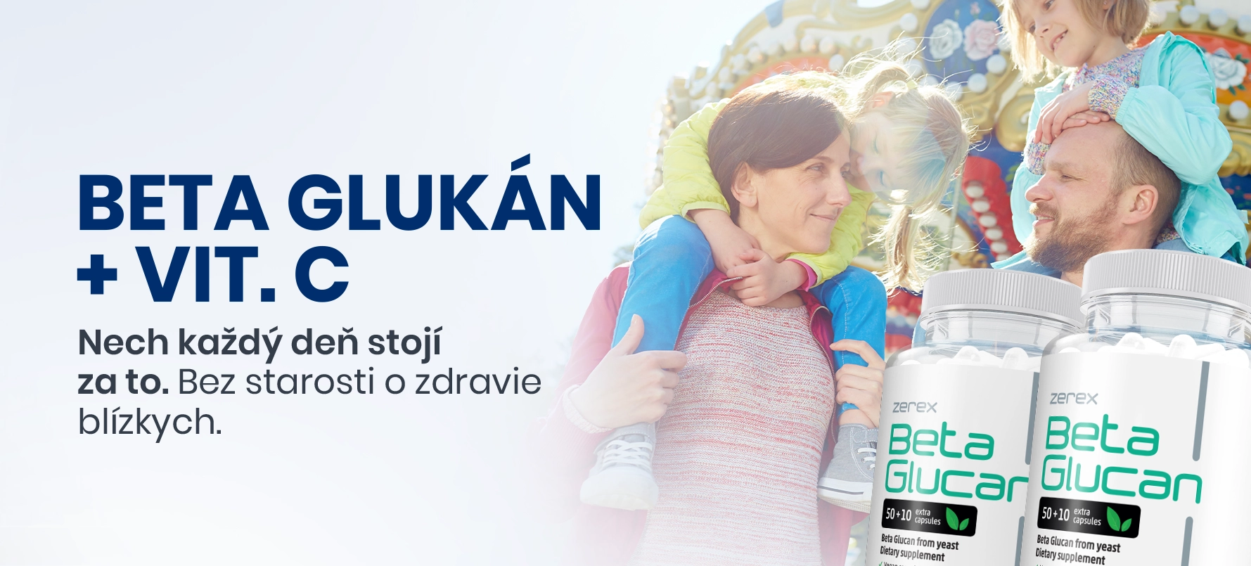 Zerex Beta Glukán 500 mg + Vit. C