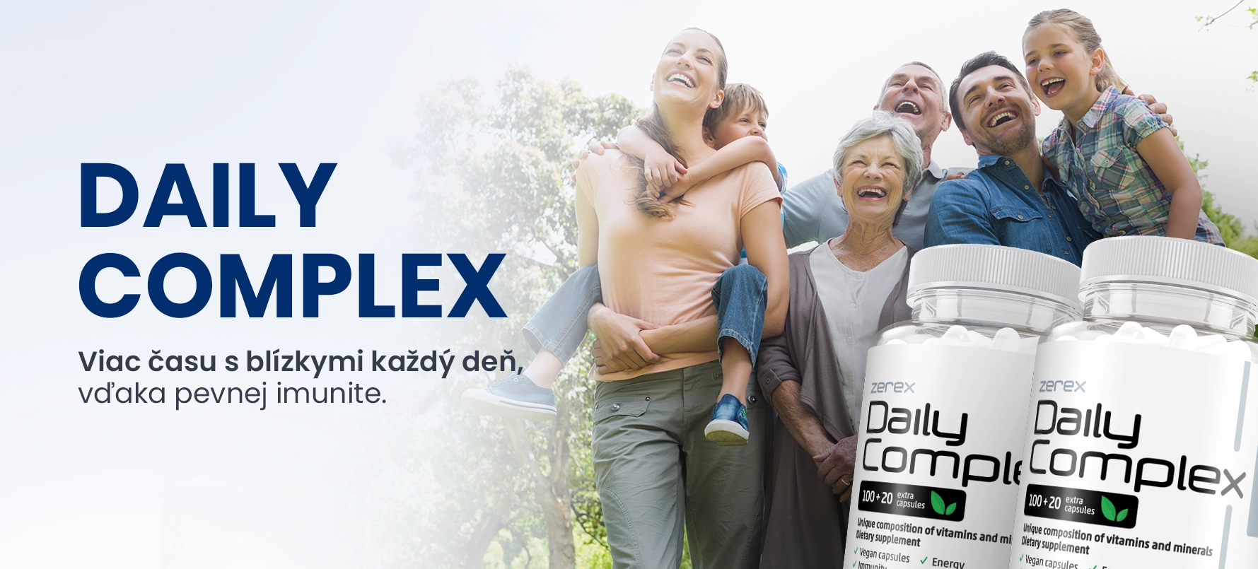 Vitamíny a minerály na imunitu Zerex Daily Complex