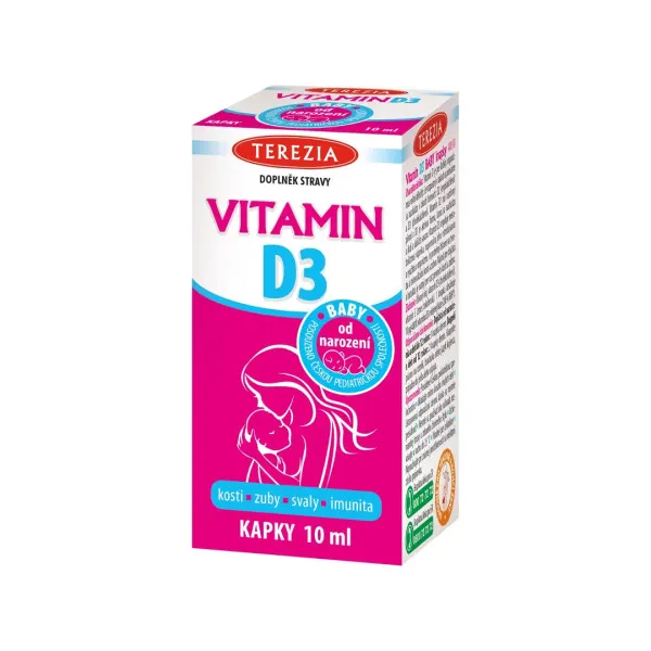Terezia vitamín D3 400 IU kvapky 10 ml