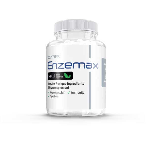 Zerex Enzemax pre podporu trávenia 50 + 10 kapsúl