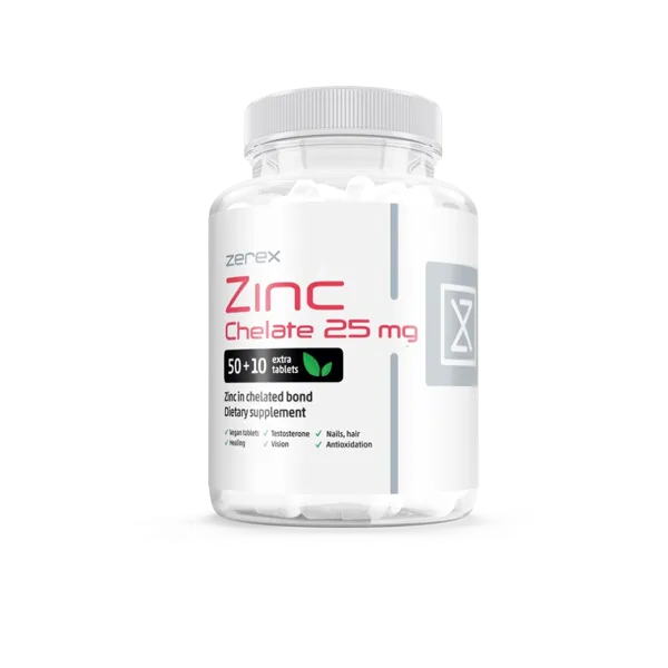 E-shop Zinok v chelátovej väzbe 25 mg 50 + 10 tabliet