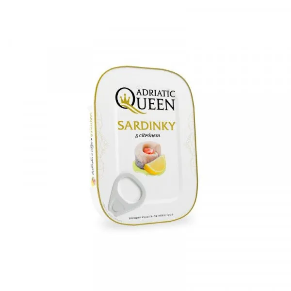 E-shop Adriatic Queen - Sardinky s citrónom 105 g