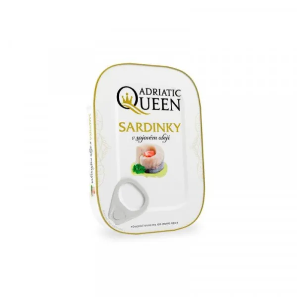 E-shop Adriatic Queen - Sardinky v sójovom oleji 105 g