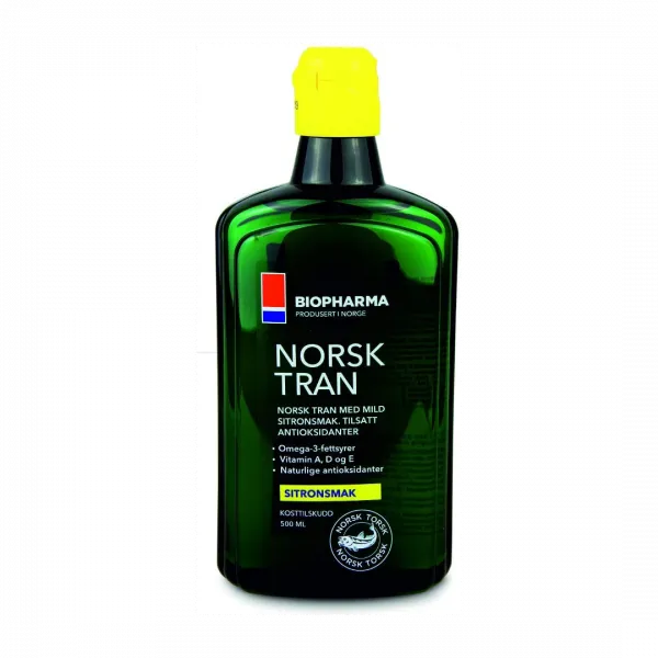 E-shop Rybí olej NORSK TRAN 375 ml