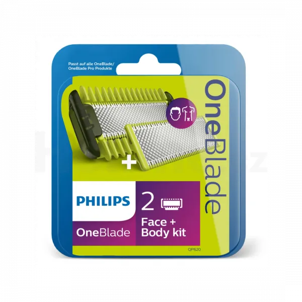 Philips OneBlade Face + Body kit QP620/50 náhradné brity
