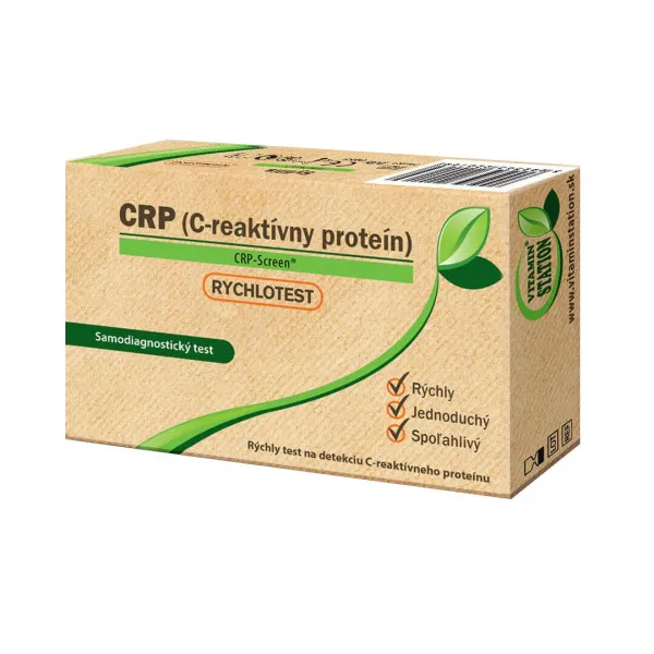 Vitamin Station - Rýchlotest CRP Test na detekciu C-reaktívneho proteínu
