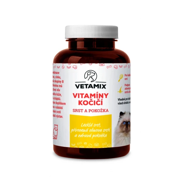 Vetamix vitamíny - mačacia srsť a pokožka 100 g