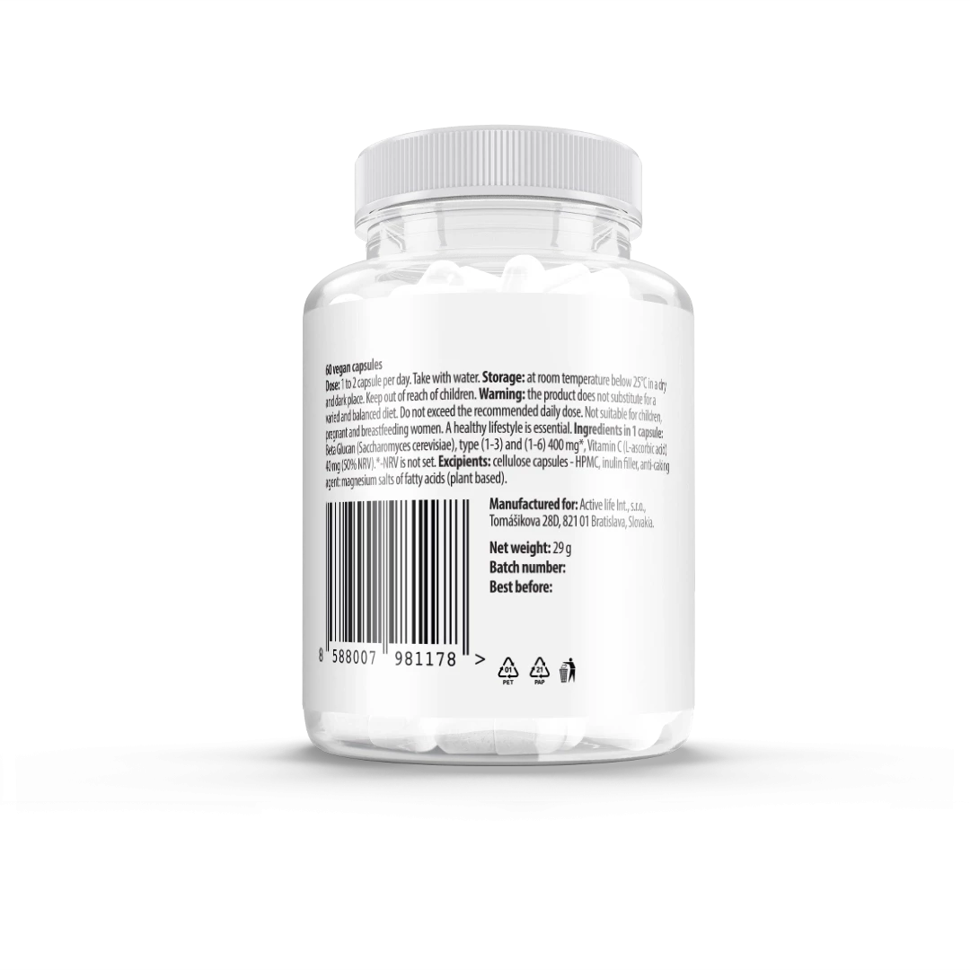 2x Zerex Beta Glukán 500 mg + Vit. C